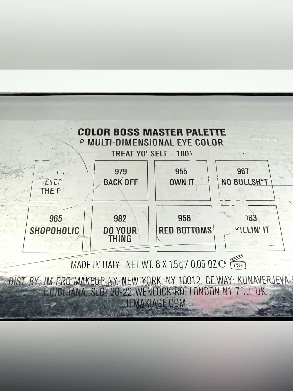 IL MAKIAGE Color Boss Master Palette - Treat Yo’ Self